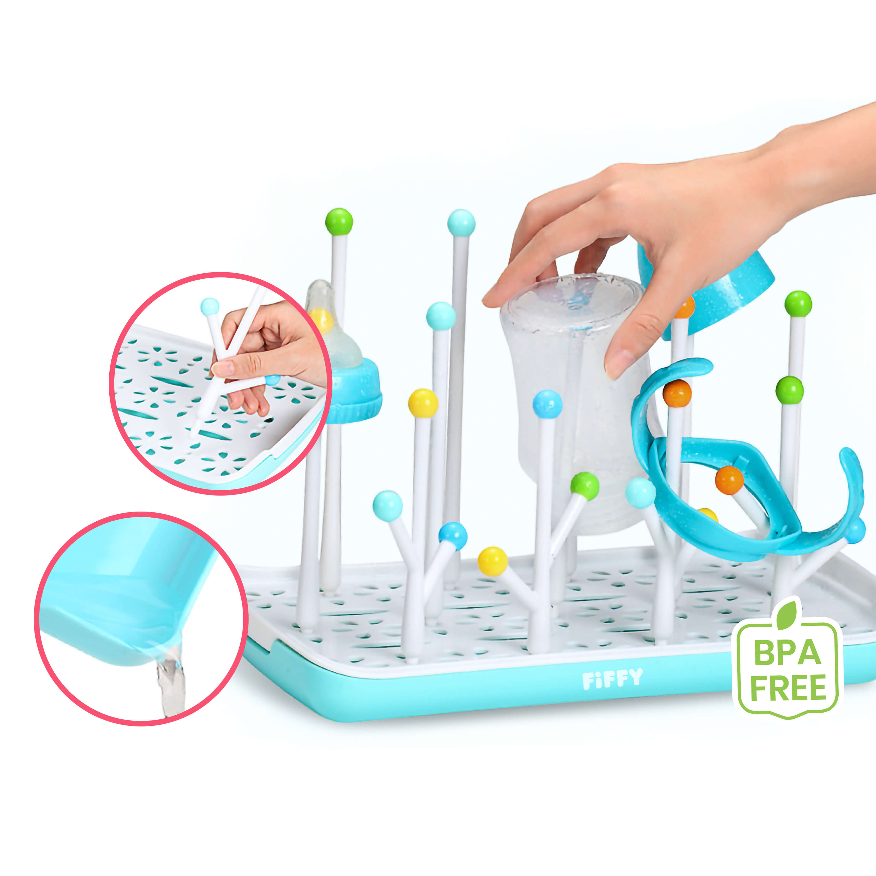 Baby Bottle Drying Rack With Stand Detachable Countertop 【SALE／86OFF】